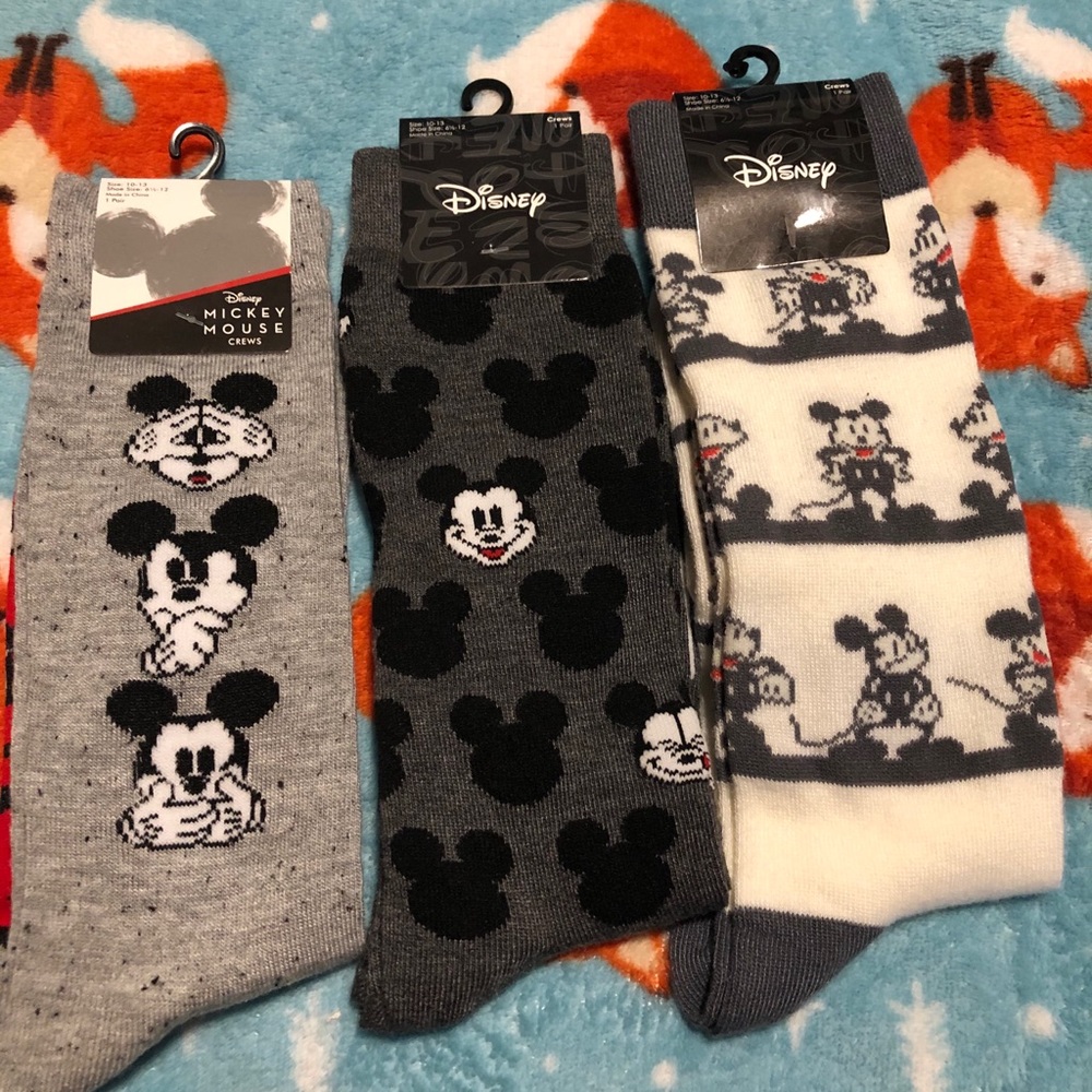 Mickey Mouse Crew Socks